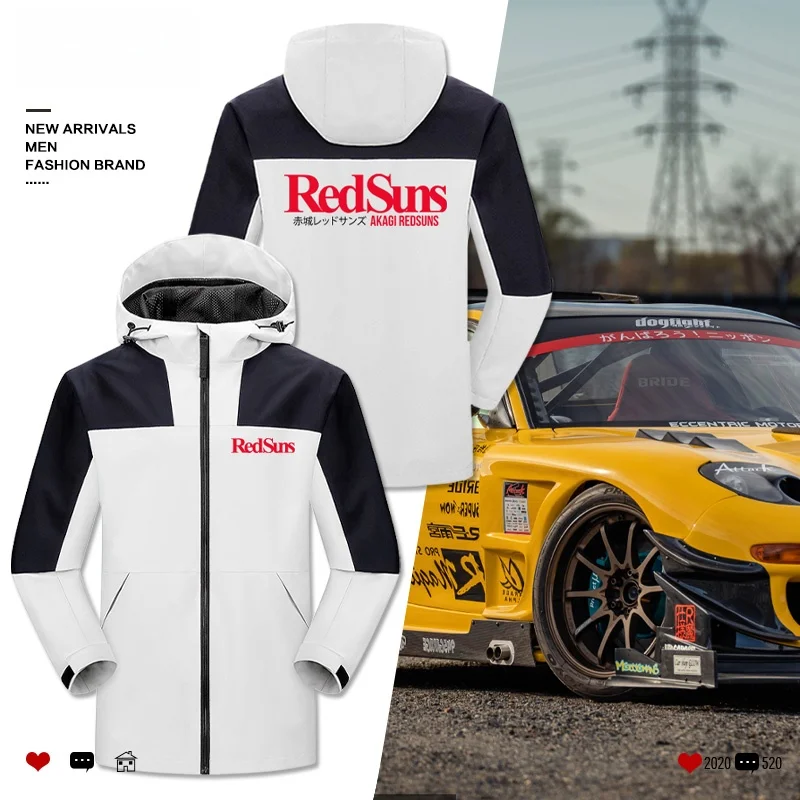 

Мужская аниме-куртка с капюшоном, ветровка из полиэстера в стиле пэчворк, свободного кроя, молодежная, осенне-зимняя верхняя одежда