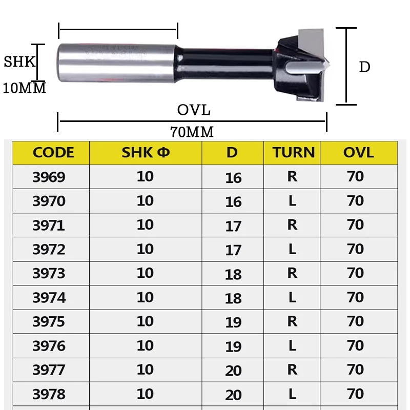 HUHAO 1pc Industrial Grade Wood Drill Bit 70mm Length Router Bits for Wood Row Drilling For Boring Machine Dia.16mm-35mm Endmill