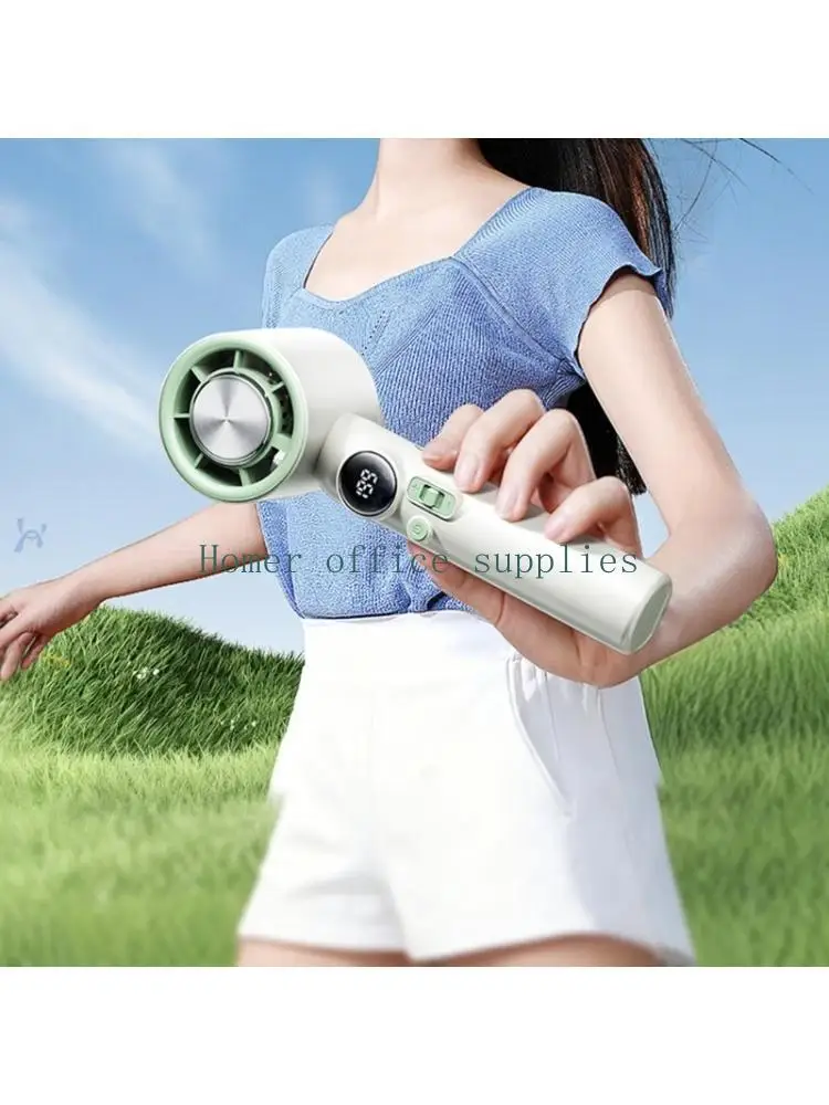 K43B Quiet Handheld Fan With Adjustable 199 Speeds And Double Usage Design USB Fan