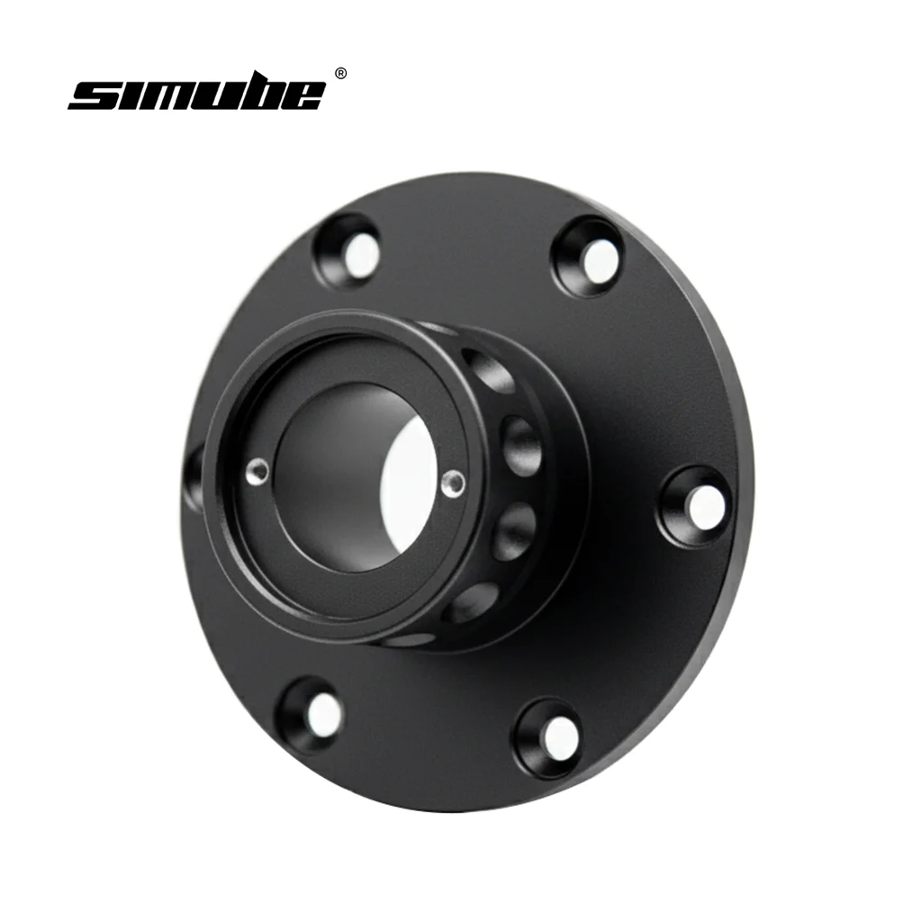 Simube QR70 Base Side 70mm PCD, Featuring CNC Machining and Anodized, COMPATIBILITY MOZA