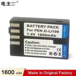 D-Li109 DLi109 Battery for Pentax KR KP K2 K30 K50 K70 K500 KS1 KS2 K-S1 K-S2 K-R K-P K-2 K-30 K-50 K-70 K-500