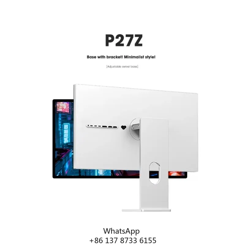 

KUYCON P27Z 27 Inch 5K 180Hz Wonderful Sound Vision Triple Screen Monitor Gaming Desktop Use Aluminum Vertical Monitor