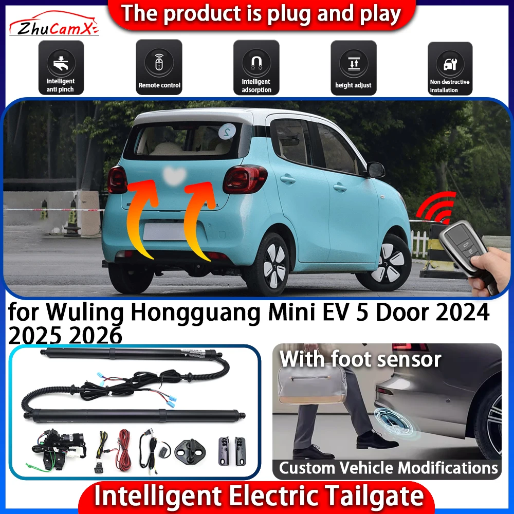 

Smart Powered Tailgate System for Wuling Hongguang Mini EV 5 Door 2024 2025 2026 Automatic Intelligent Electric Trunk Lift