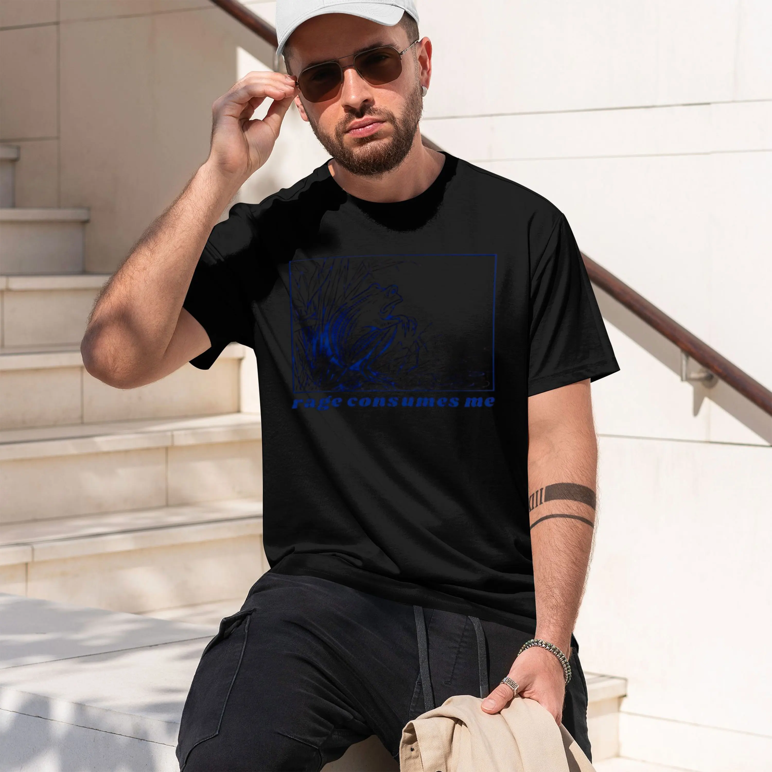 Rage Consumes Me T Shirt Funny T-shirt Weird Tshirt Trendy Graph T Shirts Men Women Short Sve Round Ne 2026 New Model Short-slee