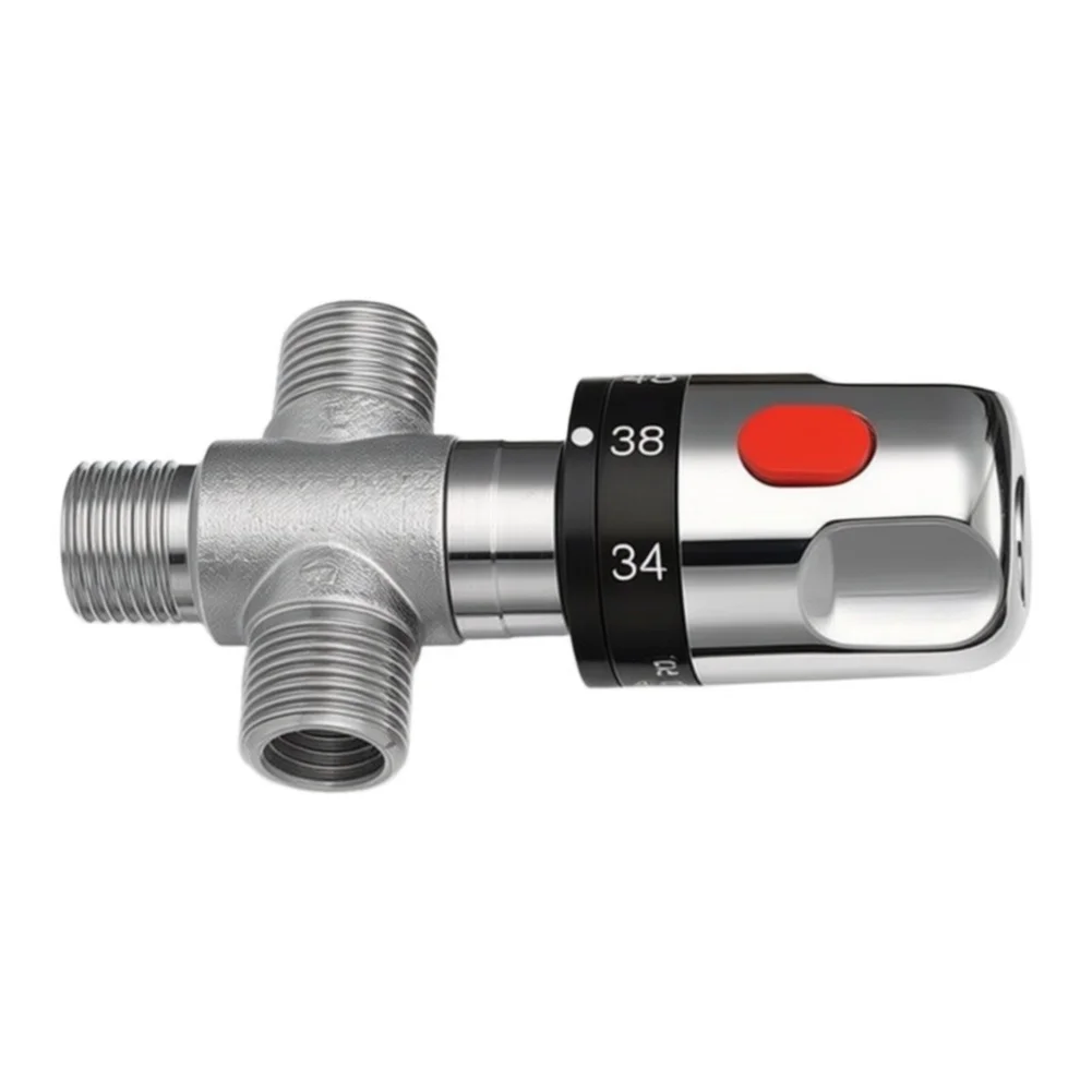 Thermostatic Mixing Valve for Temperature Sensitive Shower Setups with WRAS Certification and Brass Construction