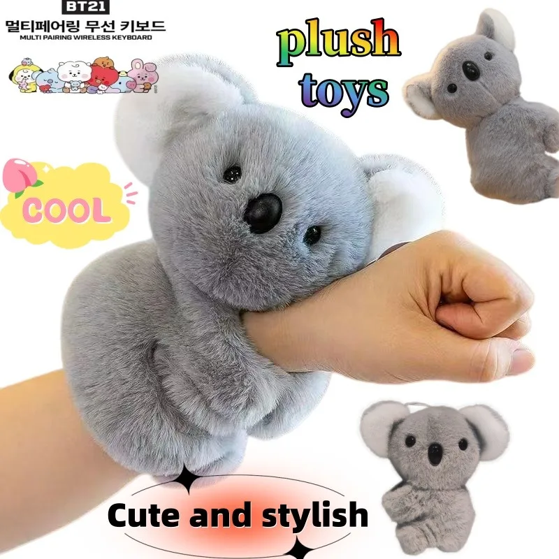 

Super cute Koya plush toy bracelet, adorable, stylish, soft, cartoon, personalized wrist-hugging doll, birthday gift for friends