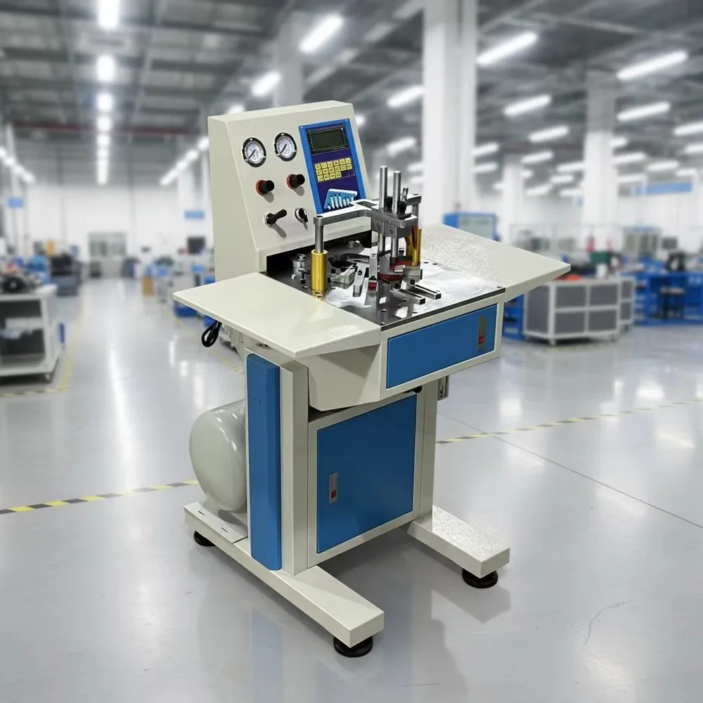 Pneumatic Automatic Underpinner Picture Frame V Nailer Machine for Photo Frame Cross Stitch Joining Woodworking Framing