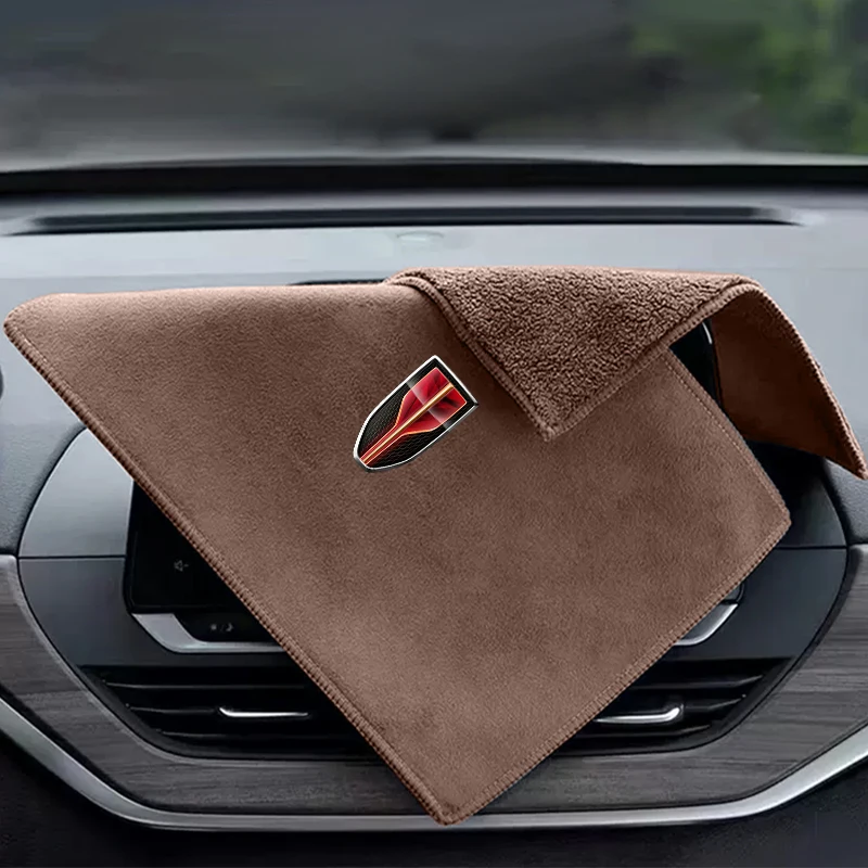 Полотенце для мытья автомобиля, замшевая флисовая салфетка для чистки и сушки тряпки для Hongqi HS5 H5 H9 E-QH5 HS7 E-HS9 H7
