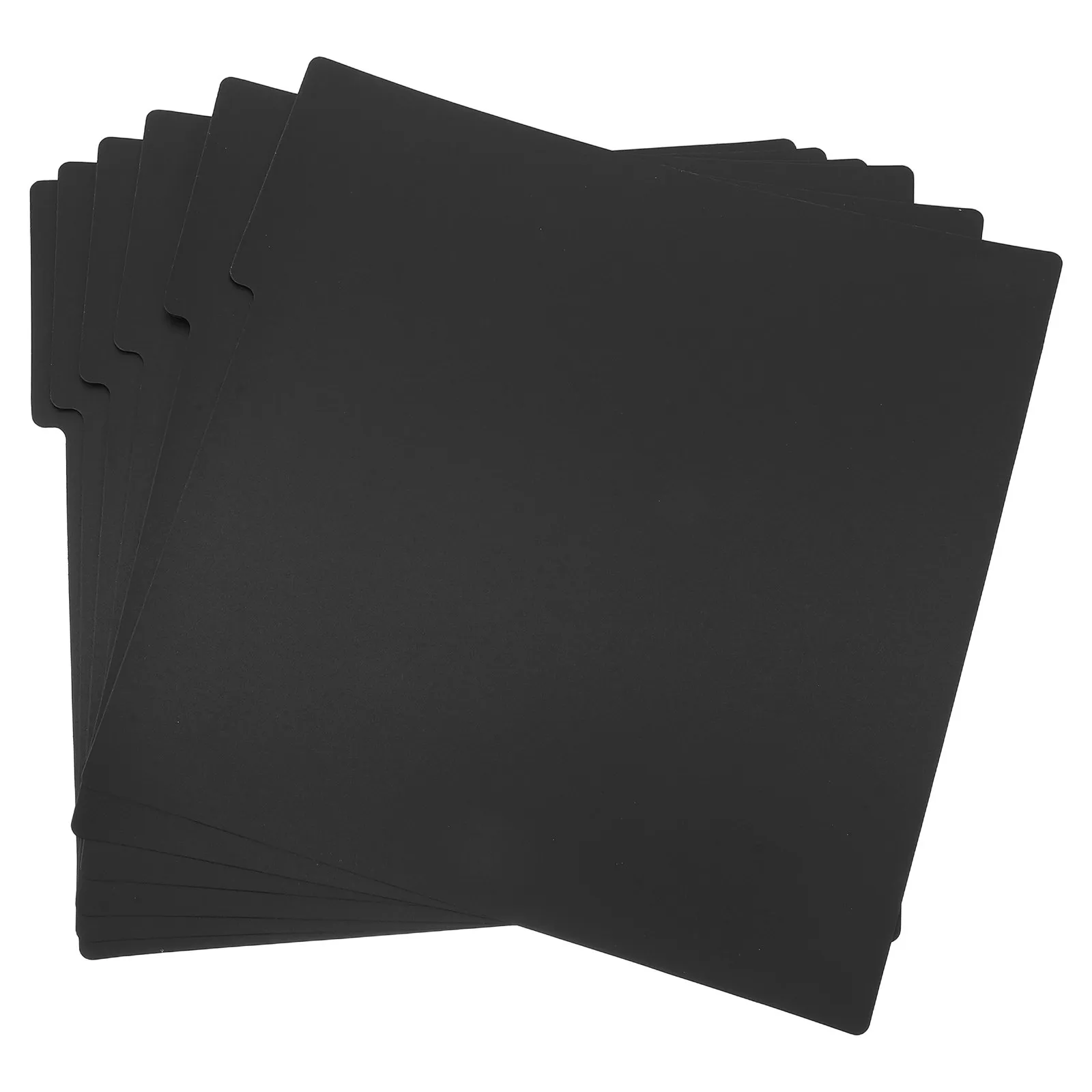 

6Pcs Thickened Vinyl Record Divider Cards 0.75mm Plastic Index Cards for Record Album Sorting Vinyl Storage Dividers Shelf