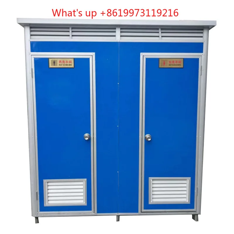 2026 Modern Prefab Portable Steel Sandwich Panel Mobile Toilet Outdoor Public Shower Room Schools Parks Bathrooms Apartment Use