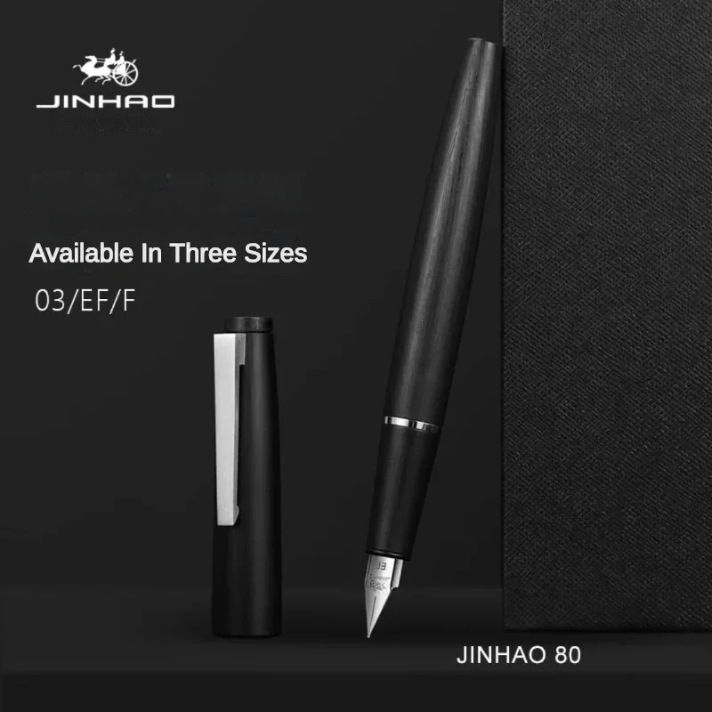 Jinhao 80 สีทั้งหมดสํานักงานธุรกิจนักเรียนเครื่องเขียนโรงเรียน EF 0.30mm Nib Fountain ปากกาอุปกรณ์โรงเรียนเครื่องเขียน