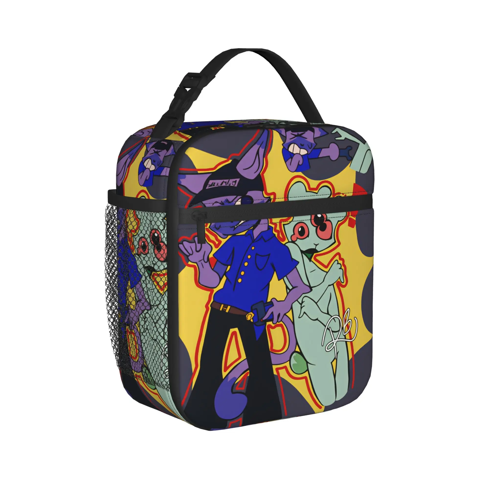 Animal Hospital Anomaly Lunch Bag  Portable Zipper Lunch Box Child Outdoor Picnic Cooler Bag Casual Oxford Tote Food Bags