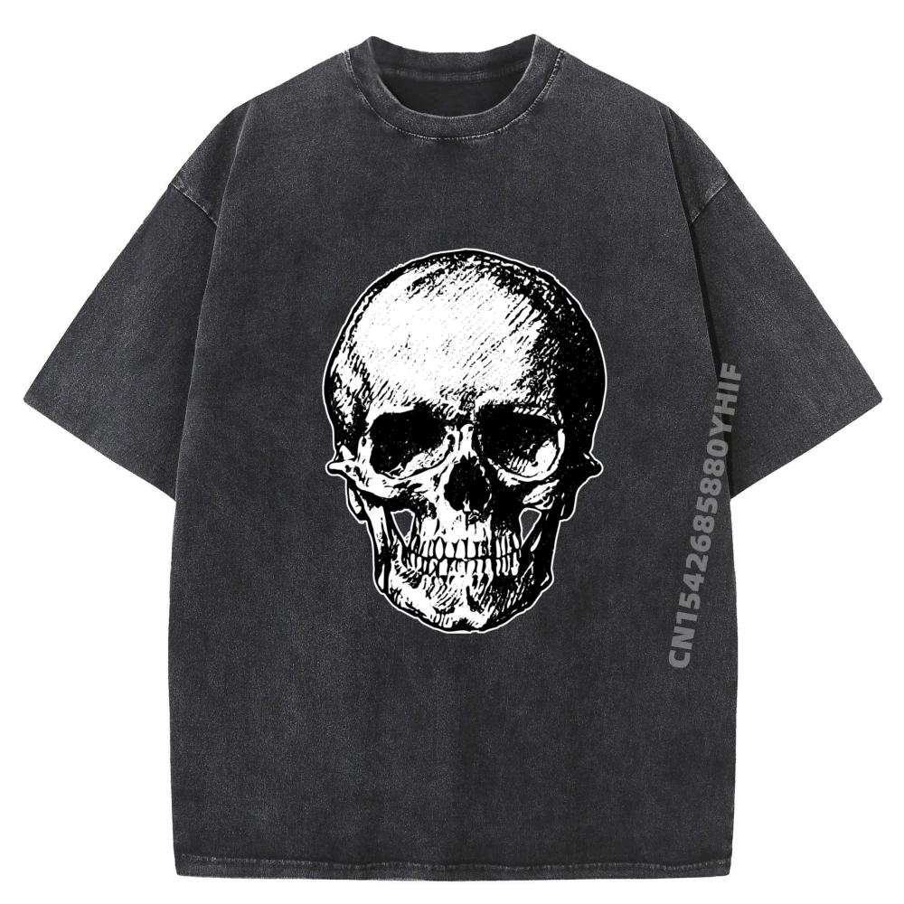 

Gothic Chic Emo Chicken Funny Goth Men Graphic Tees Printed Camisetas De Hombre Comfortable Washed T-shirt