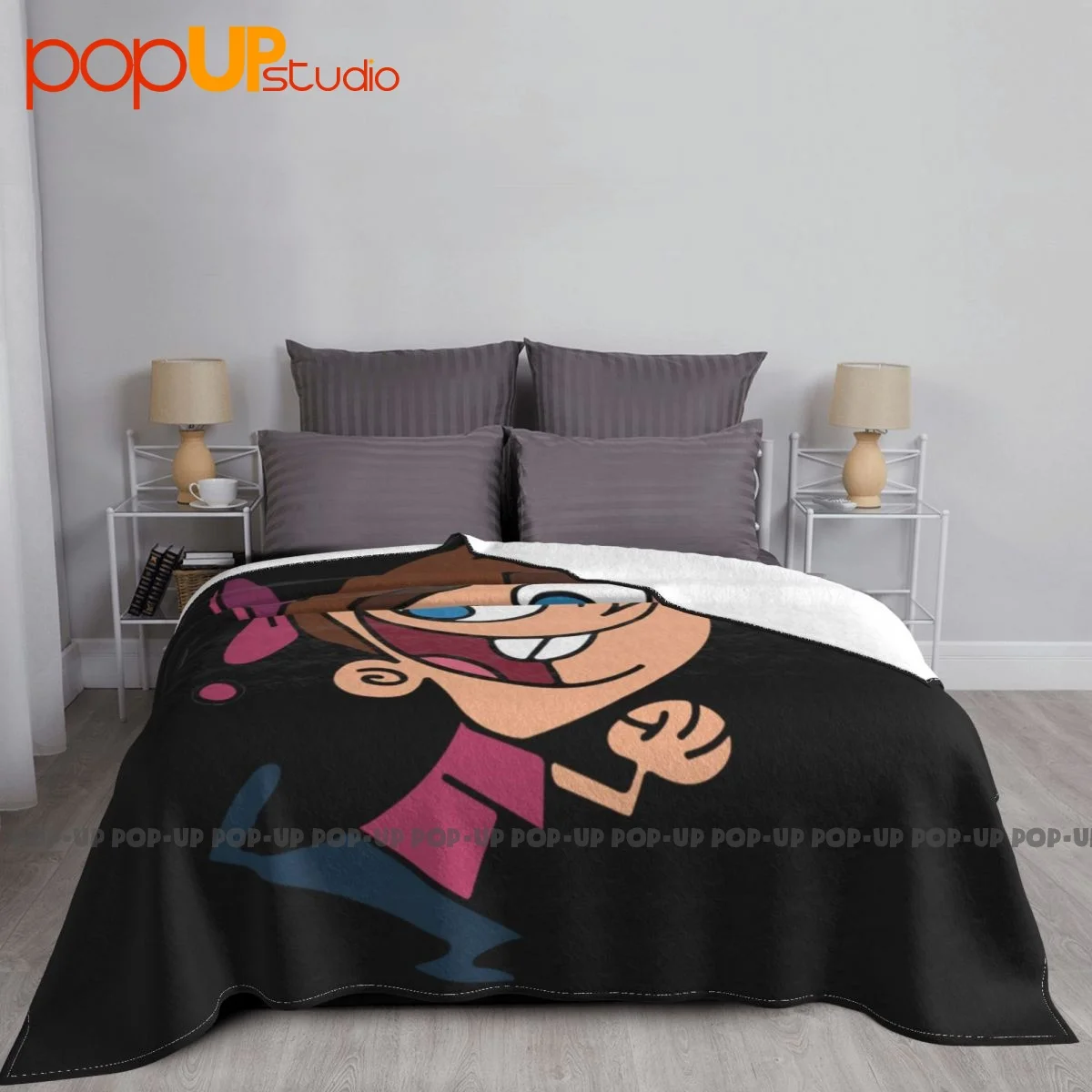 Timmy Turner The Fairly Oddparents Svg Png Pdf Blanket Casual Bedspread On The Sofa Bedding Throws Sleeping Sheets