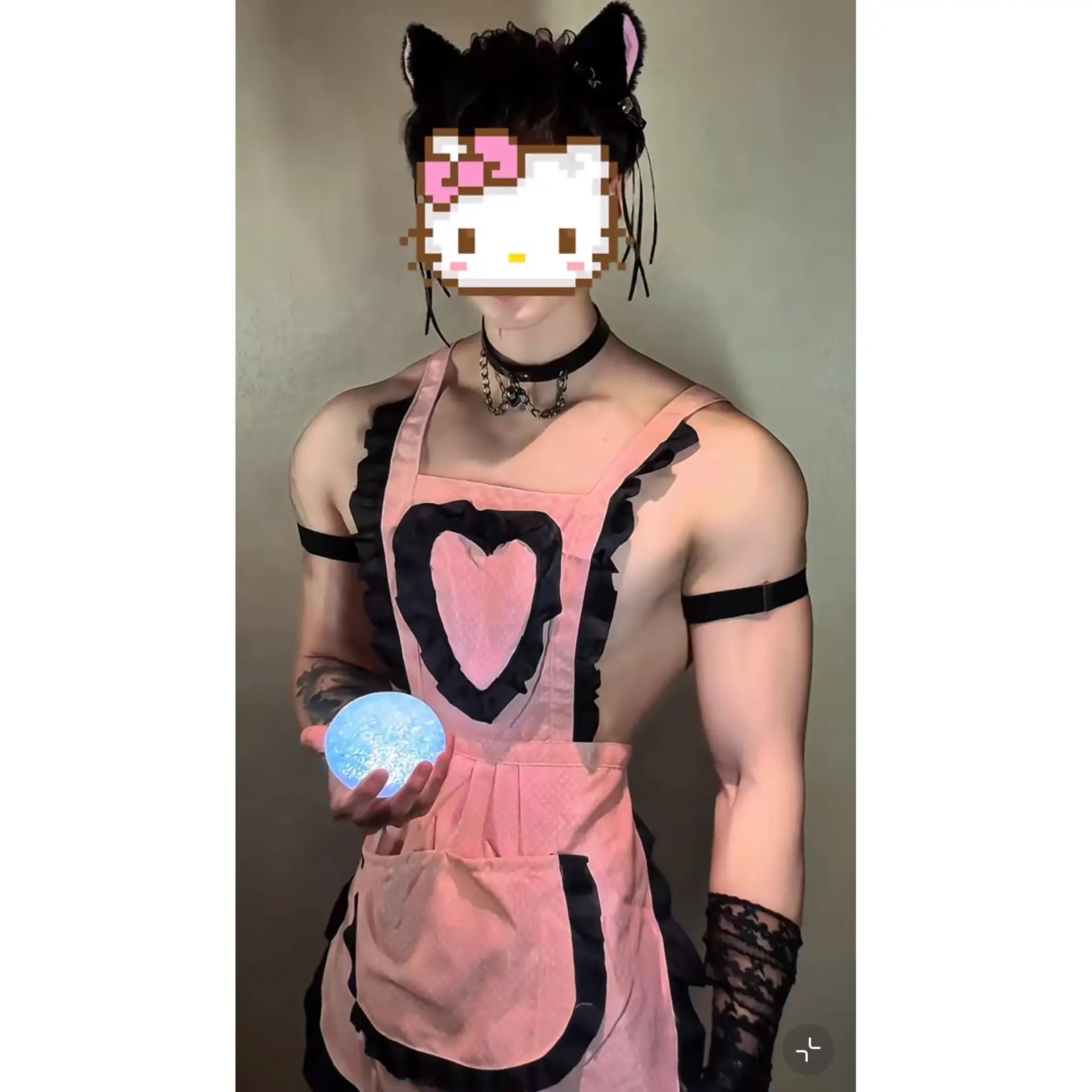 

New Male Servant Uniform Men's Cosplay Charming Backless Deep V Suspenders Sleeveless Bowknot Dress Erotic Apparel Set