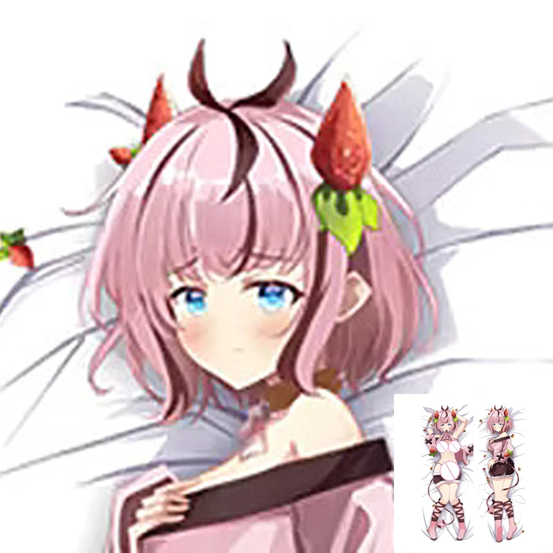 

Dakimakura Anime Pillow Cover Strawby Double Sided Print 2Way Cushion Cover Xmas Gifts