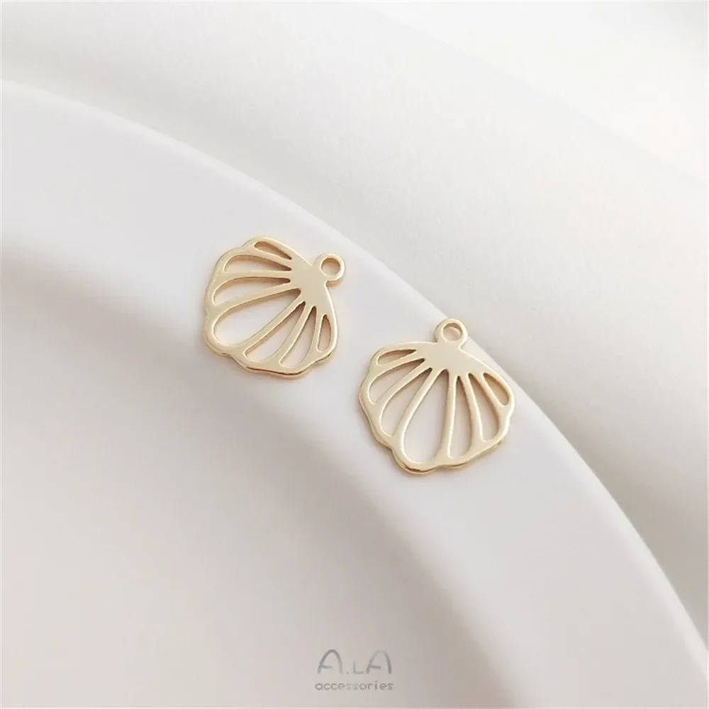 14K vergulde kersenbloesem ster madeliefje sneeuwvlok hanger DIY sieraden componenten voor armbanden oorbellen