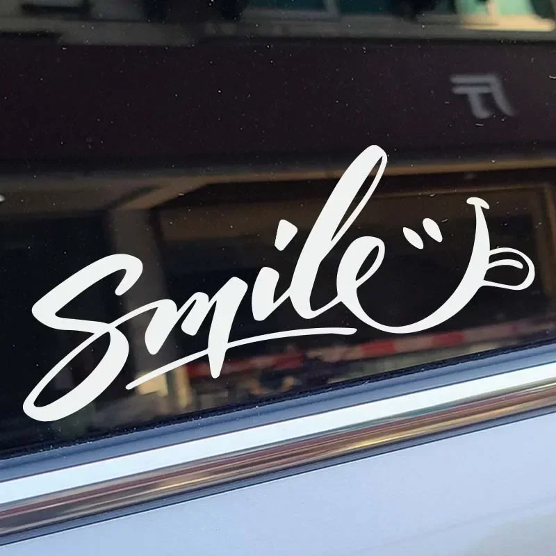 

2PCS Motorcycle Auto Decals Smiling Face King Car Sticker Body Electric Decoration Creative Personality Stickers PVC Waterproof