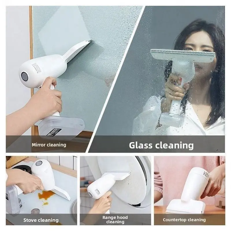 AT28-Window Cleaning Robot Glass Cleaning Artifact Household Electric Wireless Window Cleaning Machine Electric Glass Clean