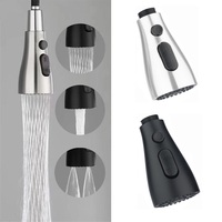 1pc Kitchen Faucet Head Pull Out Shower Nozzle Sprayer Head Bathroom Sink Mixer Tap 3 Function  Spray Spout Part