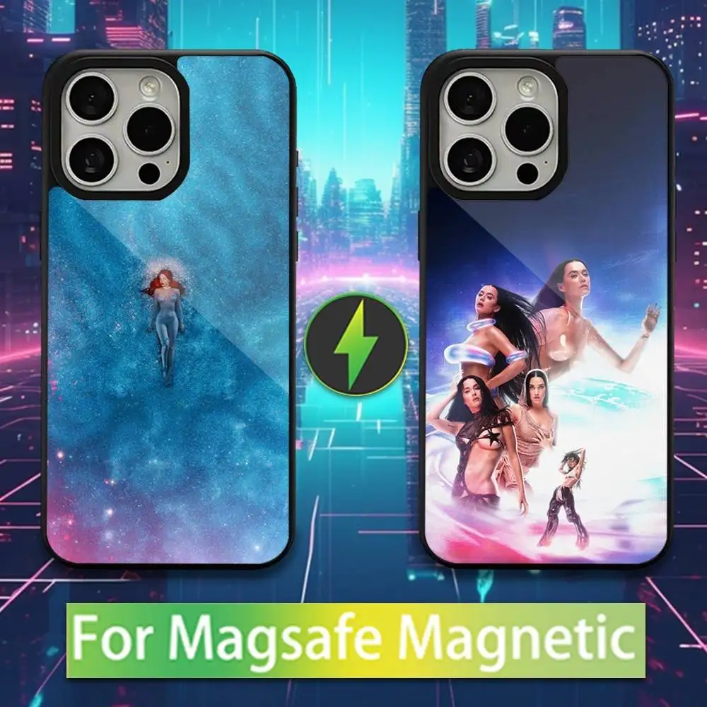 

Singer K-Katy P-Perry Roar For iPhone 15,Mini,13,Max,11,16,17,14,Plus,12,Pro,For Magsafe,Magnetic Wireless Charging Case