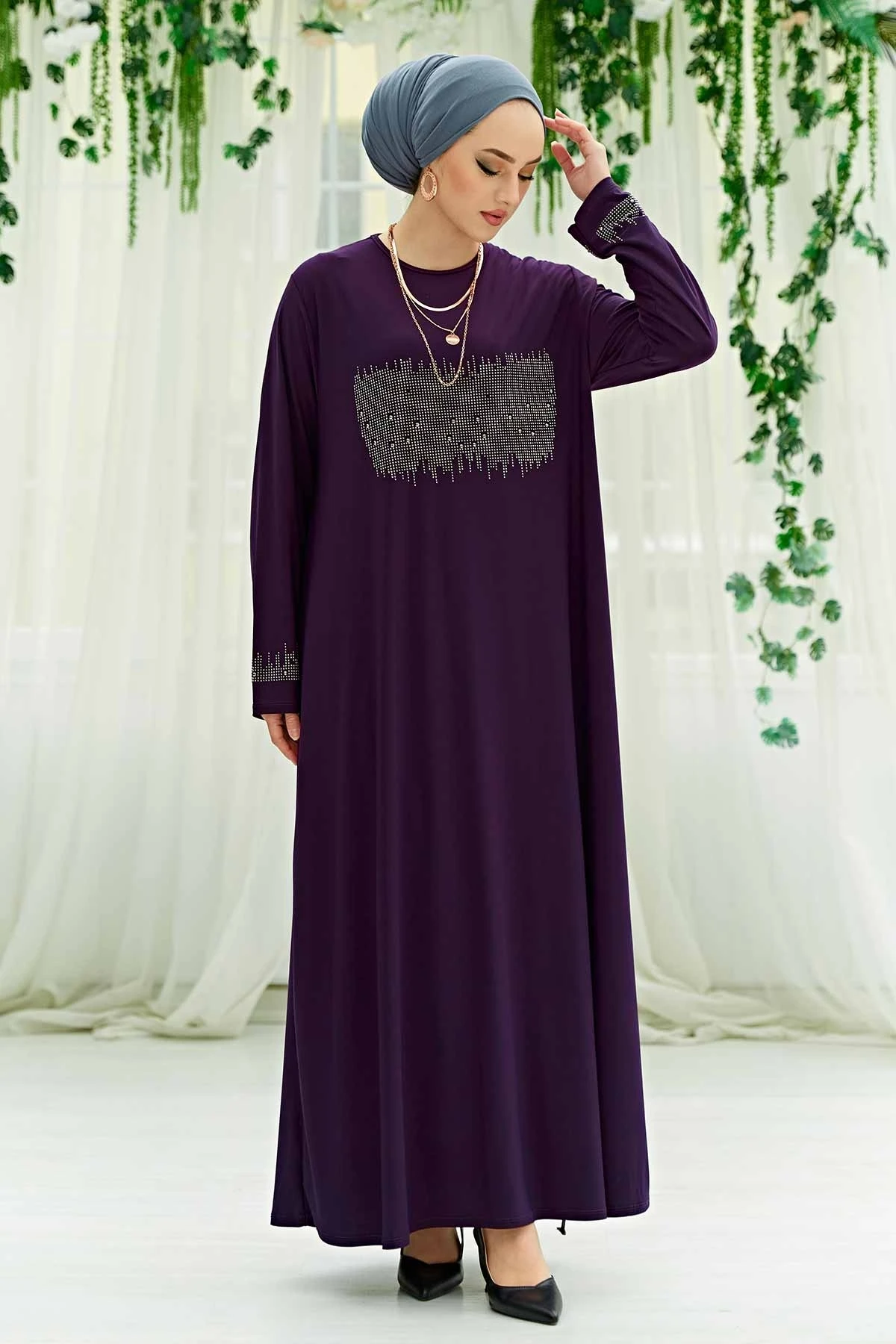 Dress women's dresses 2021 kaftan abaya long Muslim evening dresses hijab abayas Turkish Hijab Party Casual women clothes