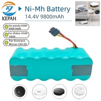 🔥Vacuum Cleaner Battery, 14.4V 9800mAh Batteries, Panda X500, Dibea X500, X580, X900, Haier T322, T321,T320 CR120 CR121 CR540🛒