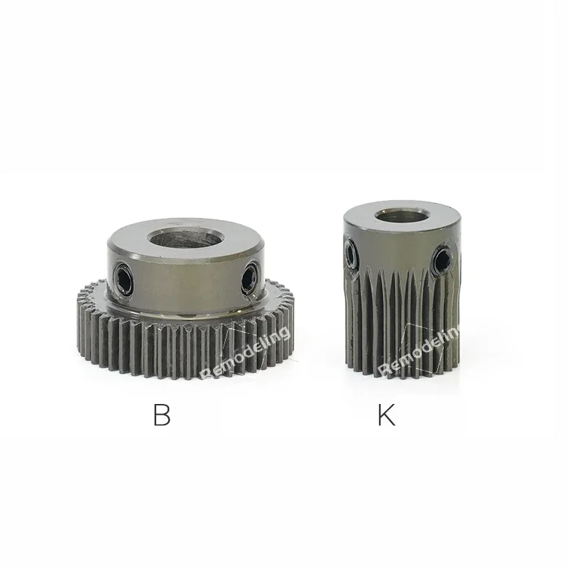 1Pcs 0.5 Mod 35 - 55 Teeth Spur Gear Aluminum LY3 Pinion Step 0.5M 35T-55T Gear Bore 4/5/6/6.35/8/10/12/14/15mm Hard Oxidation