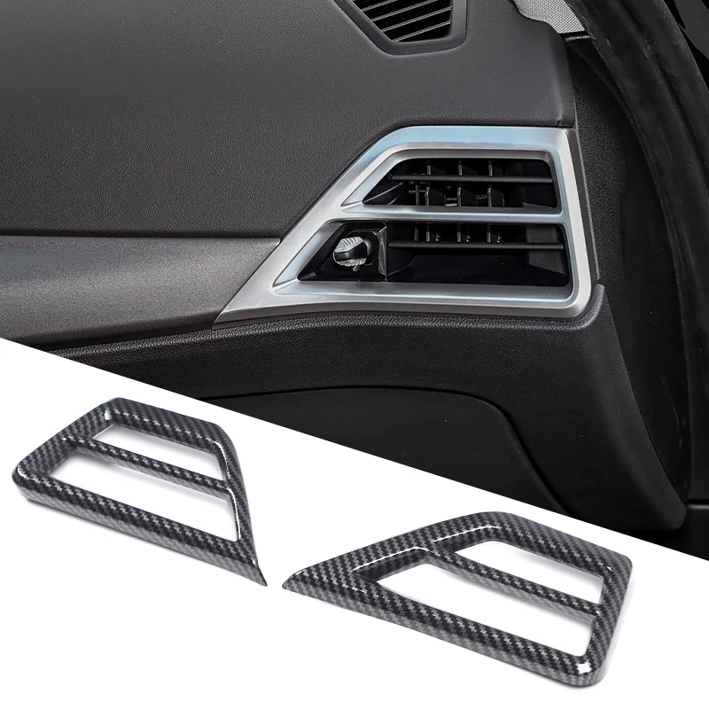 Suetlcoity For BMW 2 3 4 Series G42 G20 G22 G23 G28 M2 G87 M3 G80 M4 G82 2025 ABS Car Dashboard Air Vent Decoration Covers
