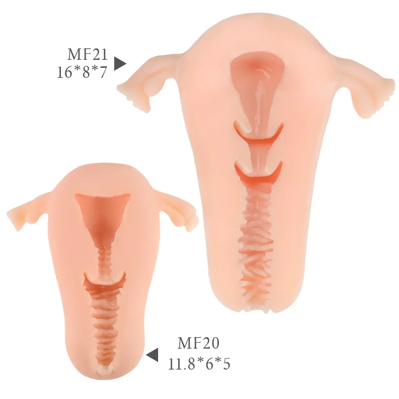 Male Soft Uterus Masturbator Silicone Vagina Cup Real Model Female Ultra Tight Realistic Vagina For Men Anal Sex Deep Uterus Sex