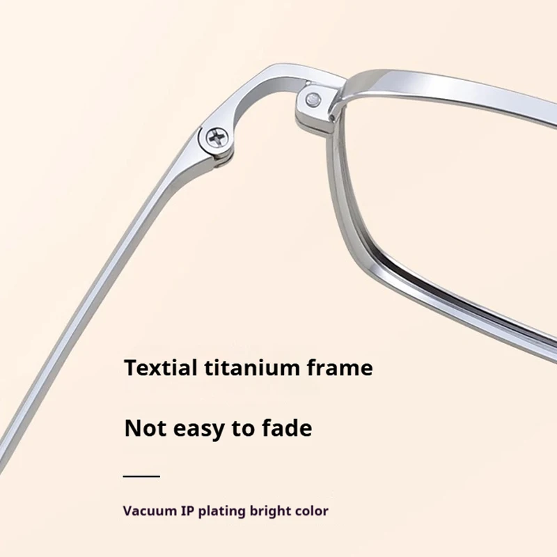 Gafas graduadas ultraligeras y sencillas, Gafas cuadradas de titanio para hombres y mujeres, Gafas de moda, Gafas con lentes ópticas