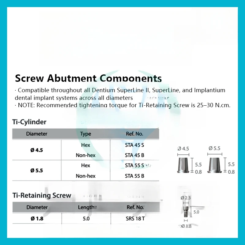 1PCS Dental Medical Laboratory Universal Dentium Composite Base Oral Care Accessories Disposable Transfer Rod Sealing Screw Tool