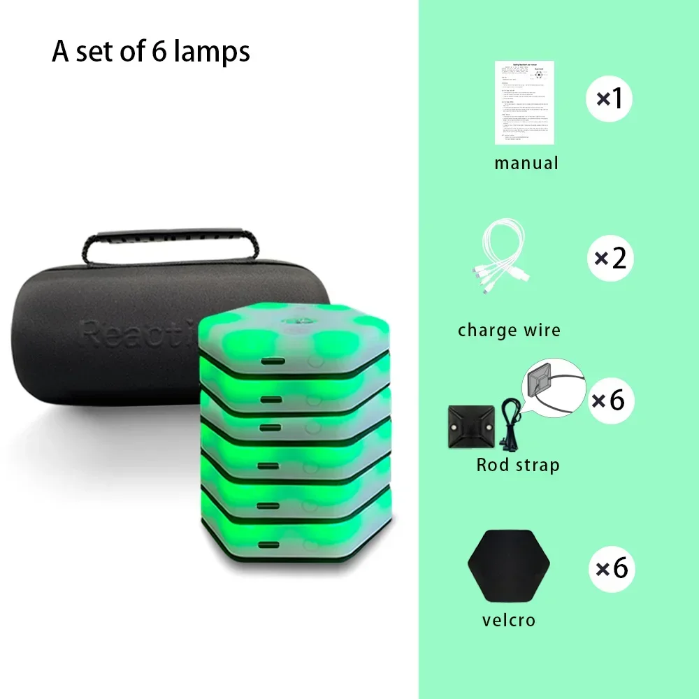 Luz de entrenamiento de reacción brillante, equipo de respuesta de agilidad de velocidad, reacción de boxeo, ágil sensorial, Fitlight Blazepod Kendo