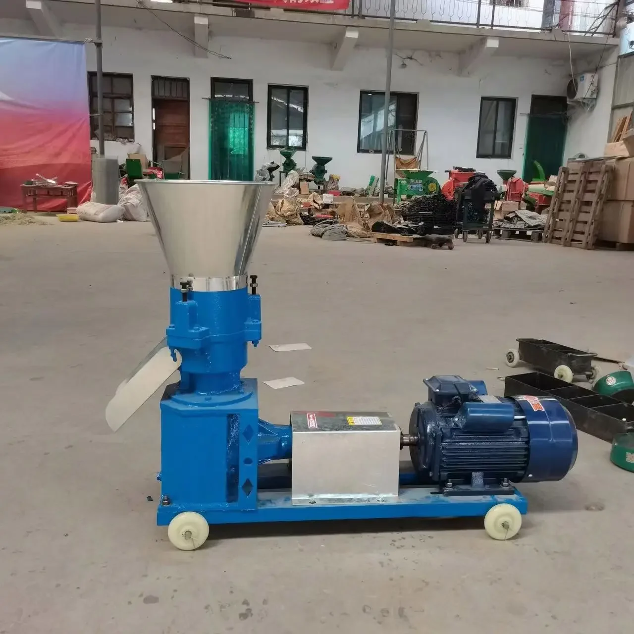 Small animal poultry livestock feed pellet making machine food granulator pelletizer granulating machine