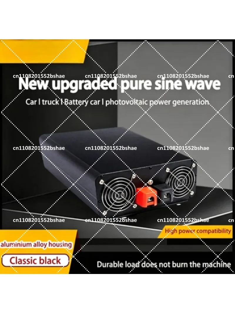 Pure Sine Wave Inverter 12V 24V 48V to 220V 1700W 5000W High Power Converter for Home Use