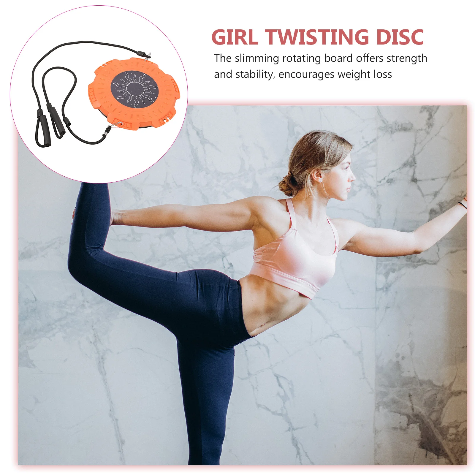 

1Set Twisting Waist Slimming Machine Rotating Board Plastic Fitness Equipment Body Shaping Massage