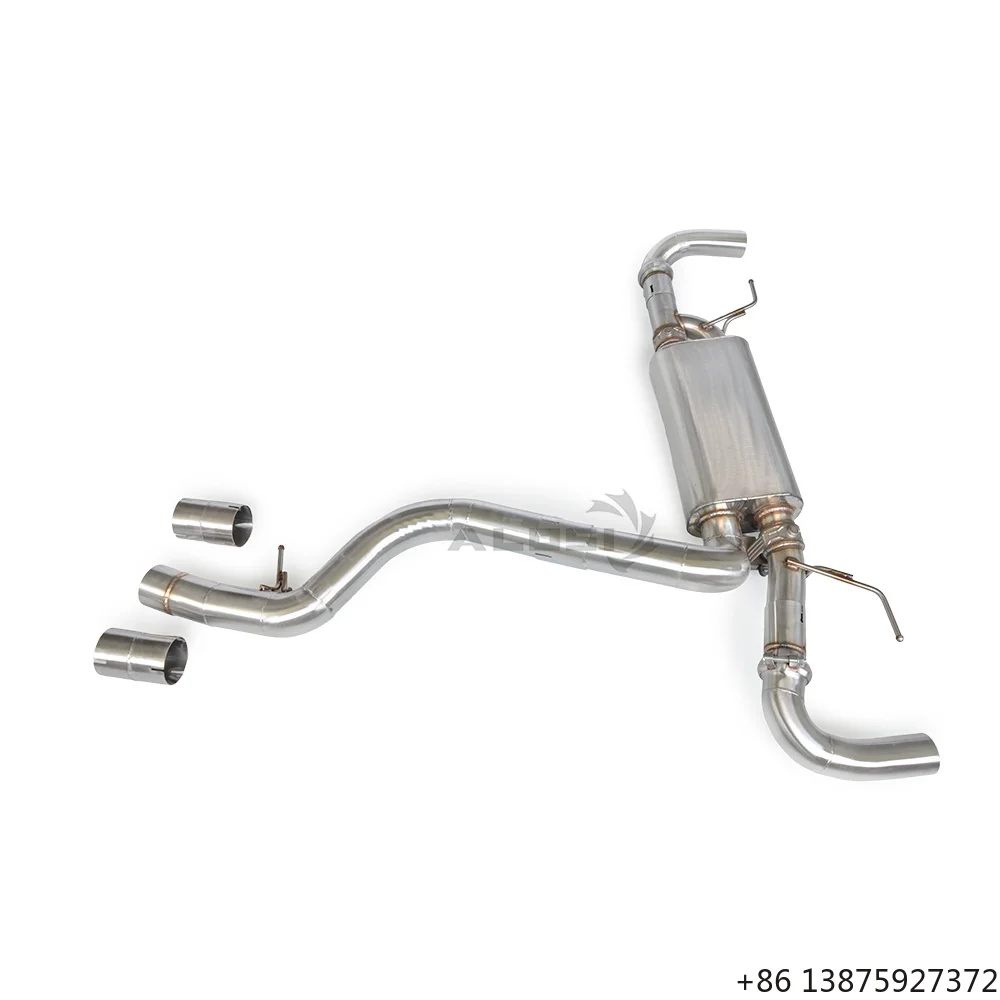 Stainless Steel Valvetronic Cat-Back Exhaust System with ECU Integration for G20 320i 325i 2.0T 2020-2024