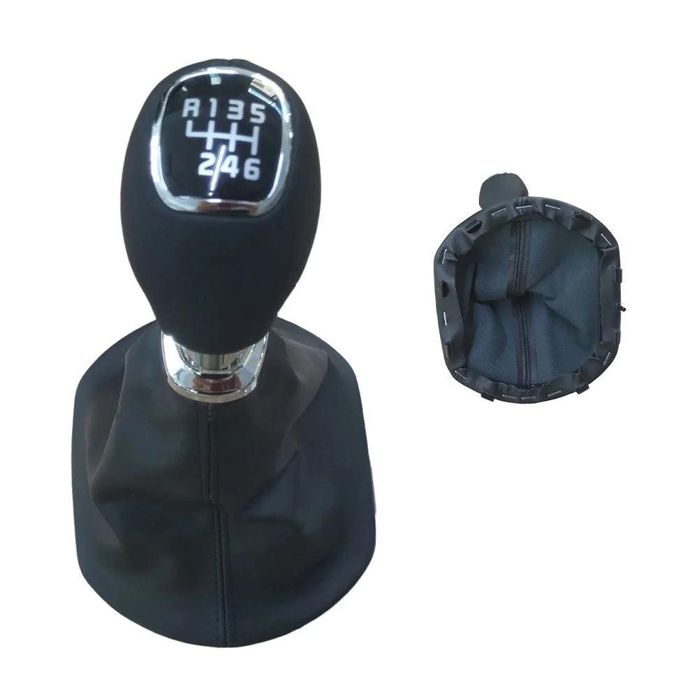 

Gear Shift Knob Boot Gaiter 846403W020WK for Kia For Sportage 2011-2015 Replacement Dust Cover ABS Leather Black