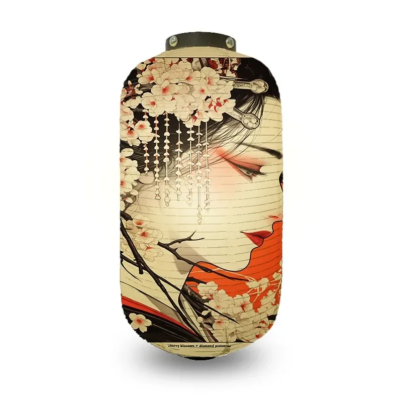 1PC Japanese Ukiyo-e Style Traditional Paper Lantern  Sashimi Cuisine Izakaya Restaurant Decor Lantern Festival Party Decor
