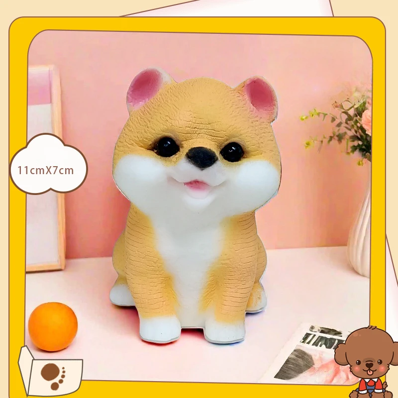 ضغط اللعب الإجهاد المخلص هدية غير سامة نطاط الكلب تململ لعبة قابلة لإعادة الاستخدام انتعاش جرو للطفل اللعب الحسي