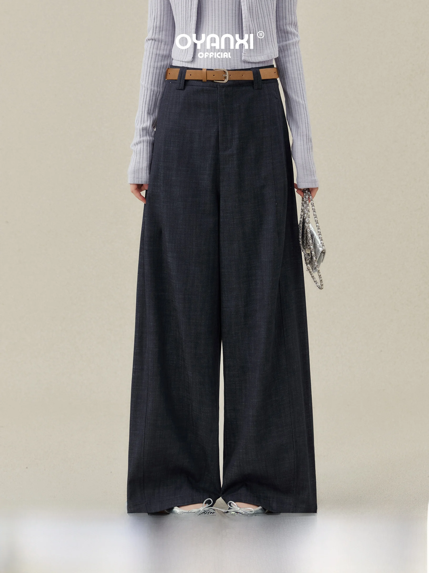 

High Waist Wide Leg Jeans Women Loose Fit Versatile Loose Long Pants Summer Fashion Ladies High Waist Loose Trousers