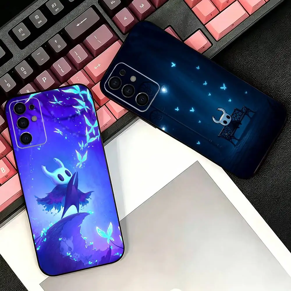Hollow k-Knight Silksong game Phone Case For Samsung S26,25,24,21,22,21,20,10,9,8,7,6,5,Ultra,Plus,Fe,Lite Black Shell