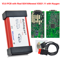 2025 Single PCB Multidiag Pro+ Bluetooth OBD2 Scanner NEW VCI TCS PRO 2021.11With Keygen Till Year Cars Trucks Diagnostic Tool