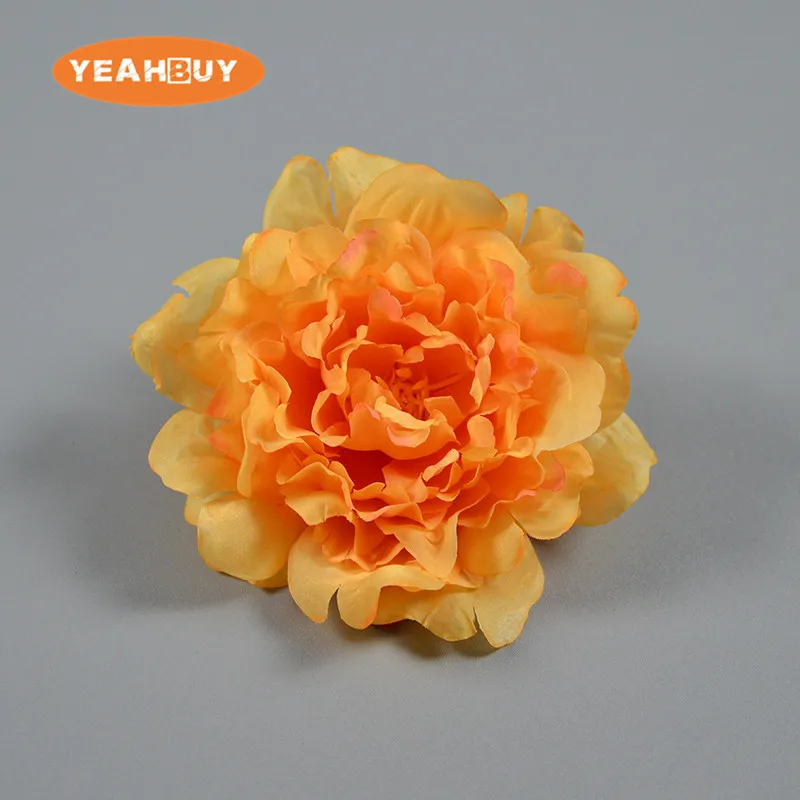 2pcs 13CM Artificial Silk Decorative Peony Flower Heads For DIY Wedding Wall Arch Home Party Decorative High Quality Flowers