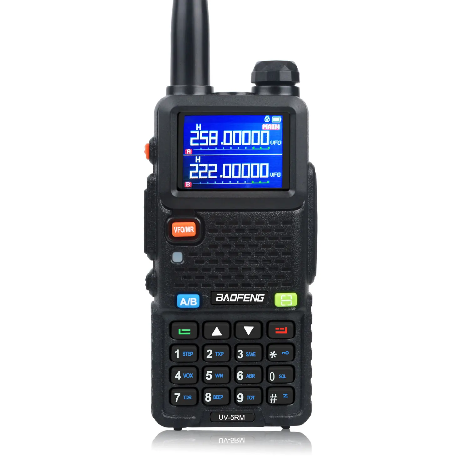 Baofeng UV-5RM 8W 999Ch Air Band FM Multibands Walkie Talkie One Key Frequency Copy Scrambler Vox Type-C Charging Two Way Radio