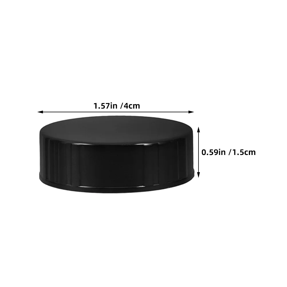 8Pcs Screw Cap Round Glass Bottles Cone Cap Reagent Bottle Sealing Cap Jug Caps Screw Caps Bottle Lids Caps Caps Brewing