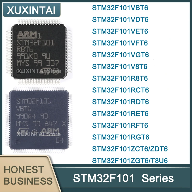 

5Pcs/Lot New Original STM32F101 STM32F101VBT6 VDT6 VET6 VFT6 VGT6 V8T6 R8T6 RCT6 RDT6 RET6 RFT6 RGT6 ZCT6 ZDT6 ZGT6