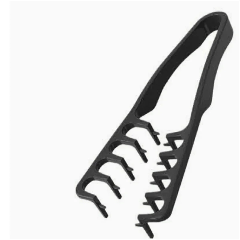 1pc random color plastic wide tooth hair comb u shape men portable volumizing styling comb slicked back textured hair brush