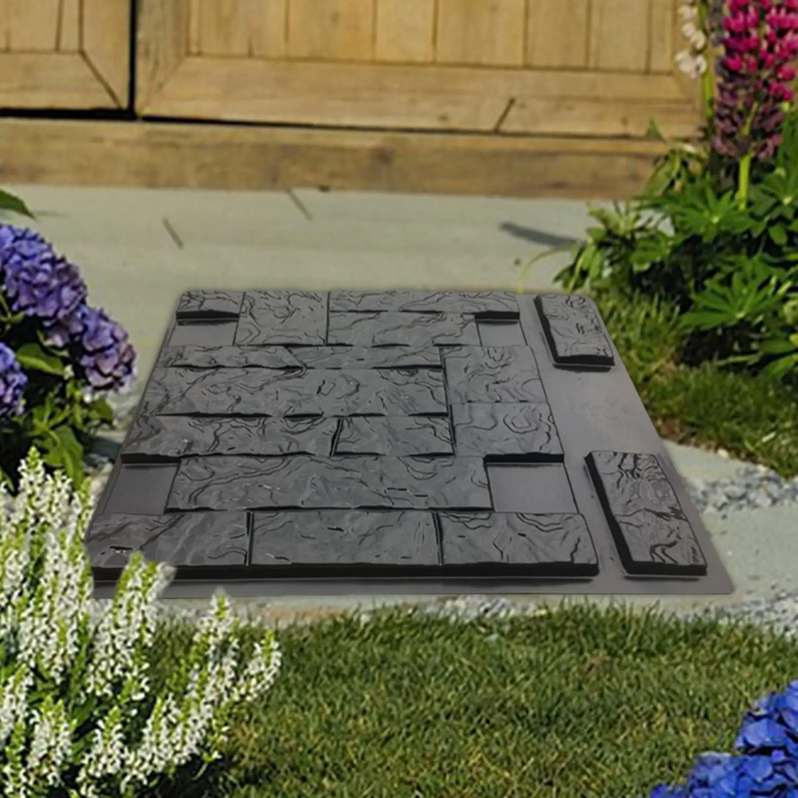 

Concrete Molds Patio Path Maker Texturing Paving Moulds for Plaster Outdoor Garden