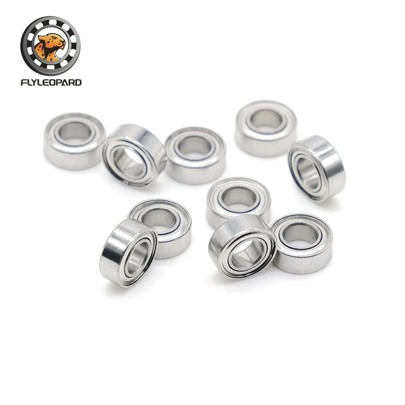 2 szt. Łożysko SMR84ZZ 4x8x3 mm ABEC-7 Hybrydowe Łożysko Ceramiczne ze Stali Nierdzewnej do Kołowrotków Morskich na Sucho, Łożyska Kulowe MR84 SMR84ZZ CB